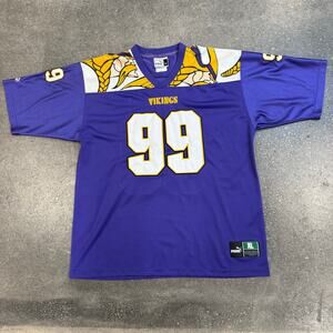 Minnesota Vikings Puma Vintage Graphic Embroidered NFL Jersey Men’s Size XL Y2K